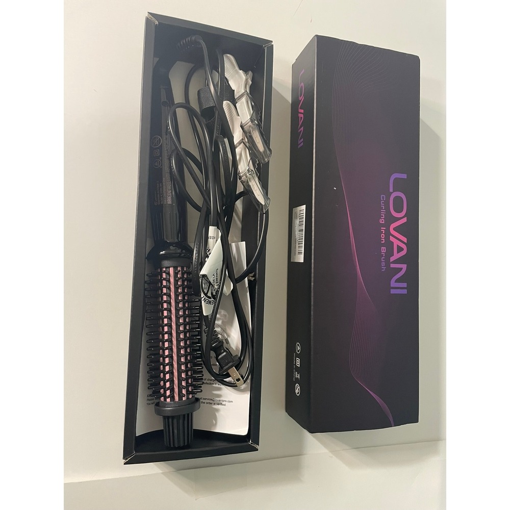 LOVANI Curling‎ Iron Brush Up Travel Hair Curler New In Box
